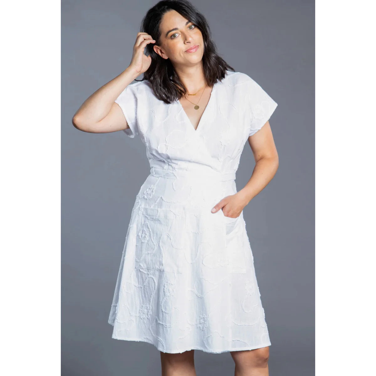 Elodie Wrap Dress By Closet Core Patterns