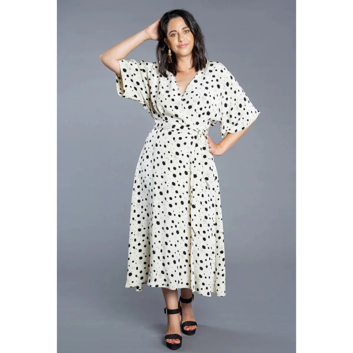 Elodie Wrap Dress By Closet Core Patterns