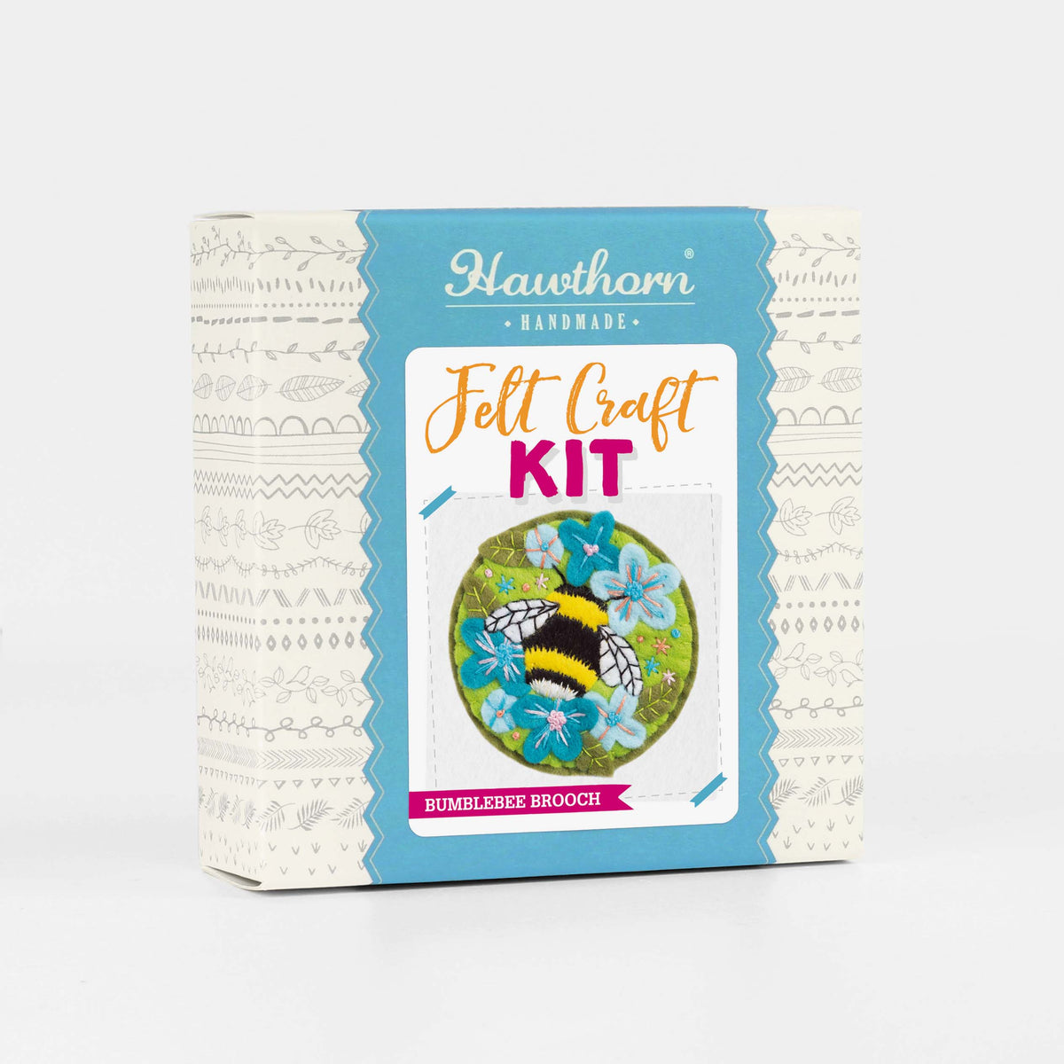 Bumblebee Felt Craft Brooch Kit | Complete Craft Kit