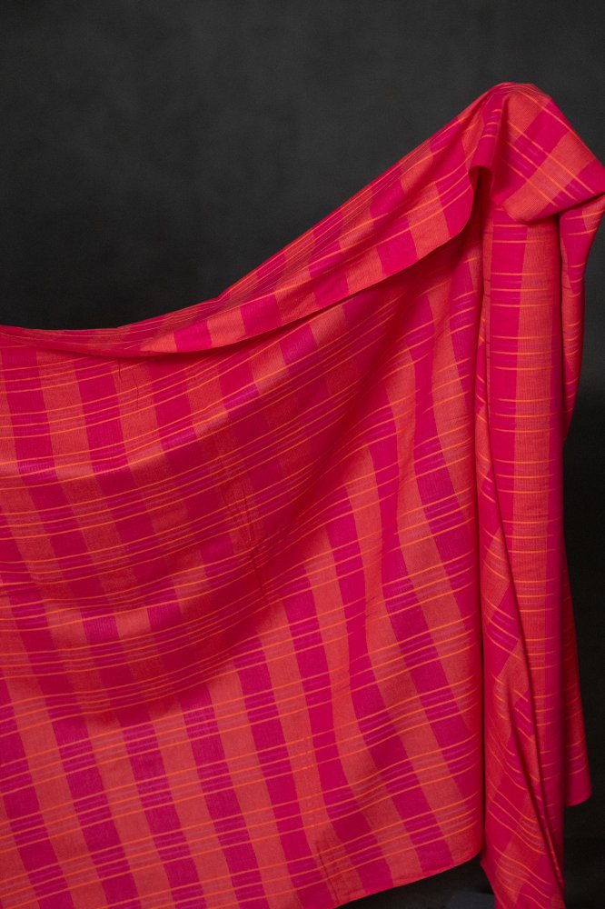 Elodie Handwoven Check Indian Cotton