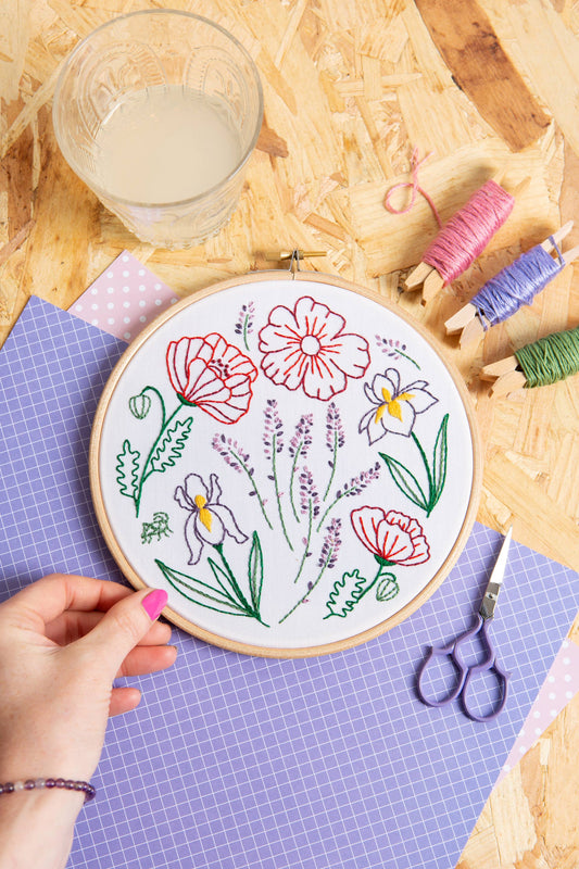 Fields of Provence Embroidery Kit | Beginner Craft Kit