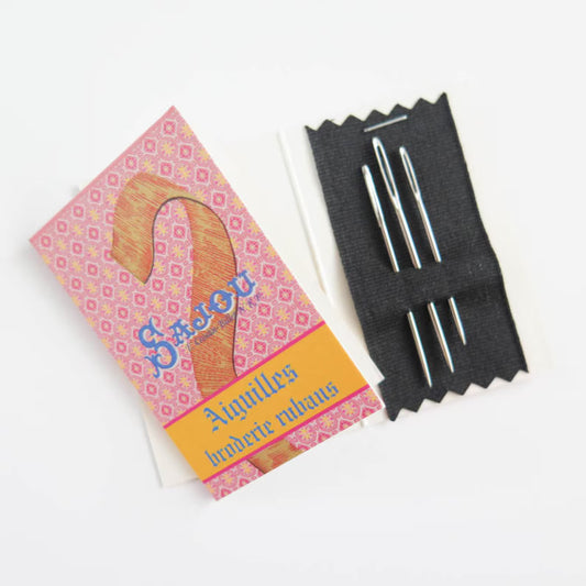 Sajou 3 ribbon embroidery needles