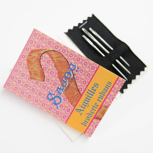 Sajou 3 ribbon embroidery needles