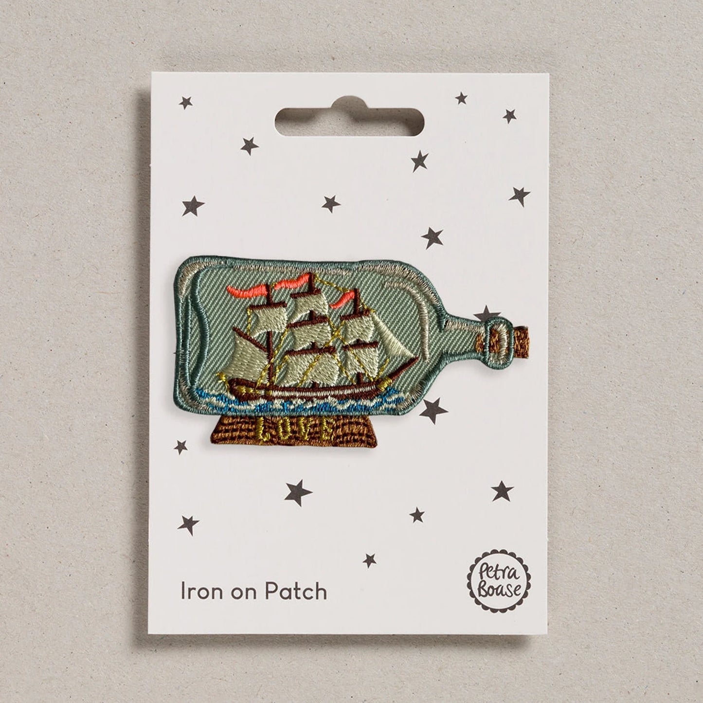 Petra Boase Patch - Ship in a Bottle