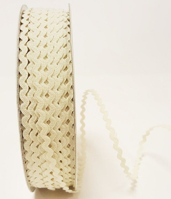 Mini Ric Rac Ivory 5mm