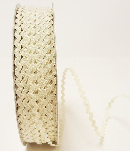 Mini Ric Rac Ivory 5mm