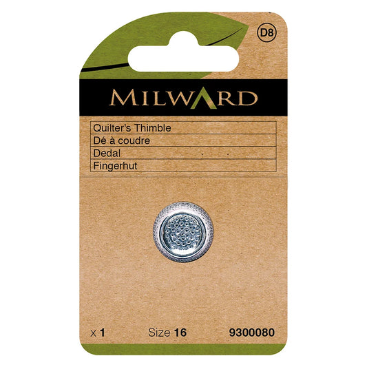 Milward Quilter's Thimble Size 16