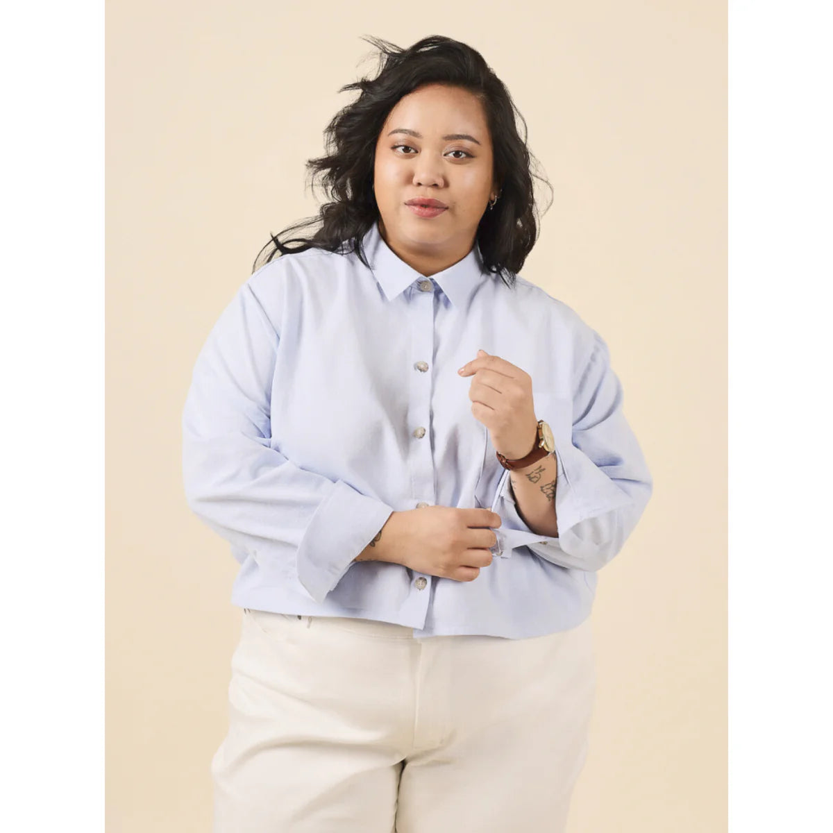 Jenna Button-Up Shirt And Dress By Closet Core Patterns