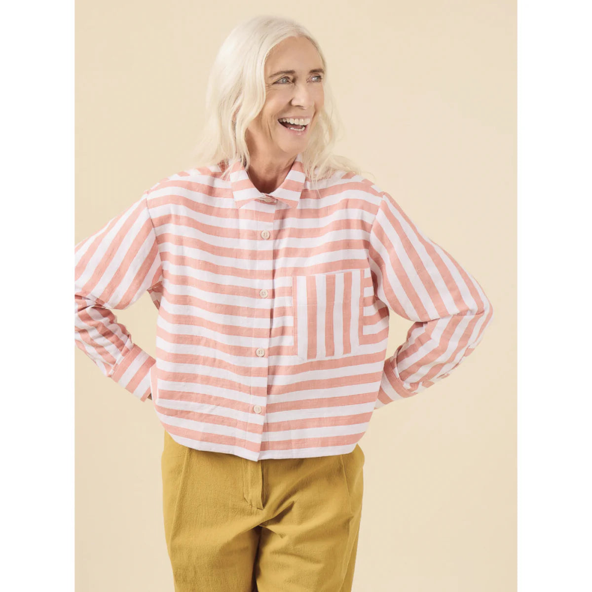 Jenna Button-Up Shirt And Dress By Closet Core Patterns