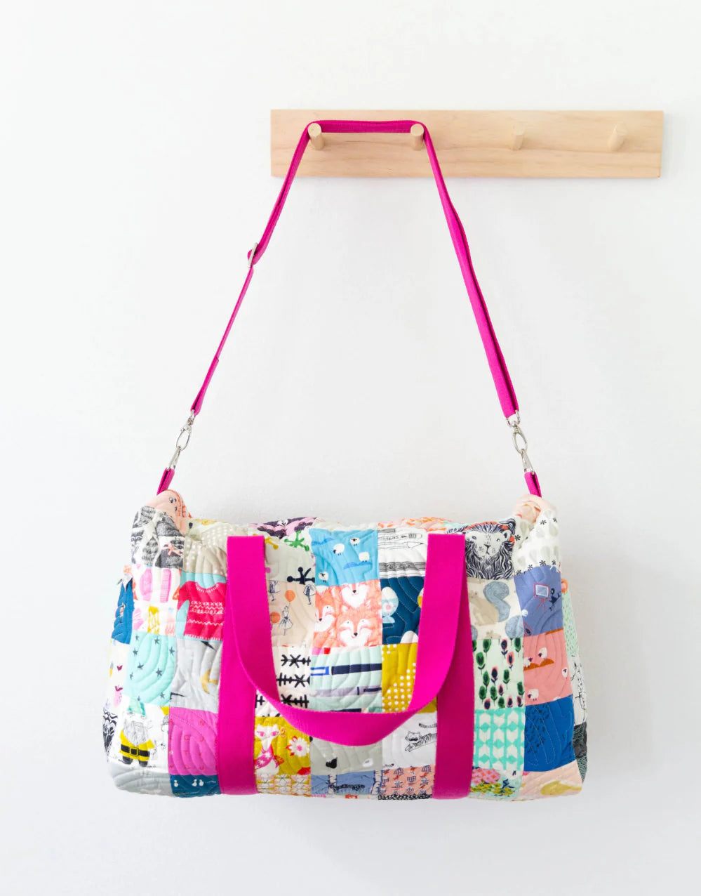 Patchwork Duffle Bag Pattern By Knot And Thread – The Fold