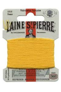 Laine St. Pierre Darning Wool card no. 360 - Gold
