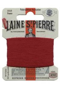 Laine St. Pierre darning wool card no. 450 - copper