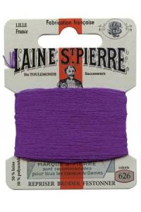 Laine St. Pierre Darning Wool card no. 626 - Sloe