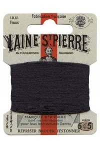 Laine St. Pierre darning wool card no. 645 - dark navy