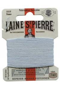 Laine St. Pierre Darning Wool card no. 740 - Azure