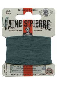 Laine St. Pierre darning wool card no. 762 - petrol