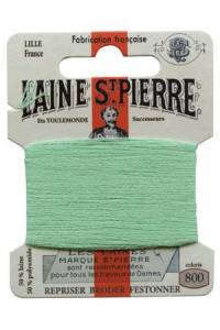Laine St. Pierre darning wool card no. 800 - emerald