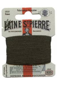 Laine St. Pierre darning wool card no. 835 - bottle green