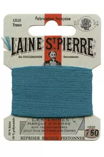 Laine St. Pierre darning wool card no. 760 - duck