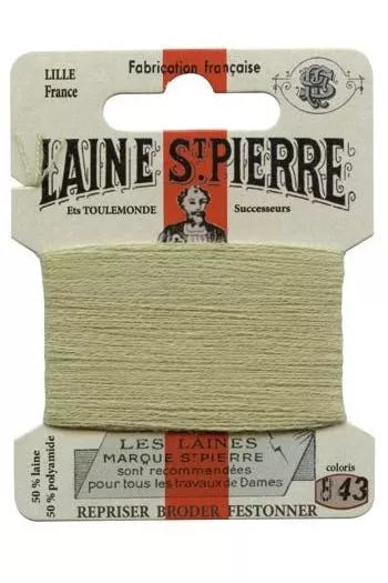 Laine St. Pierre darning wool card no. 843 - lime tree