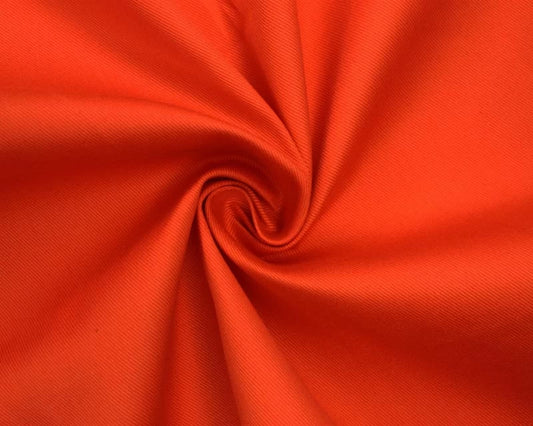 Plain Cotton Drill - Orange