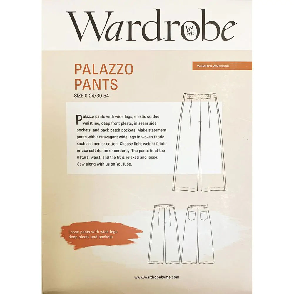Palazzo Pants Pattern By Wardrobe By Me