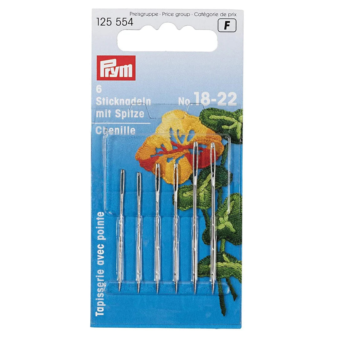 P125554 Chenille Needles sharp point no.18-22