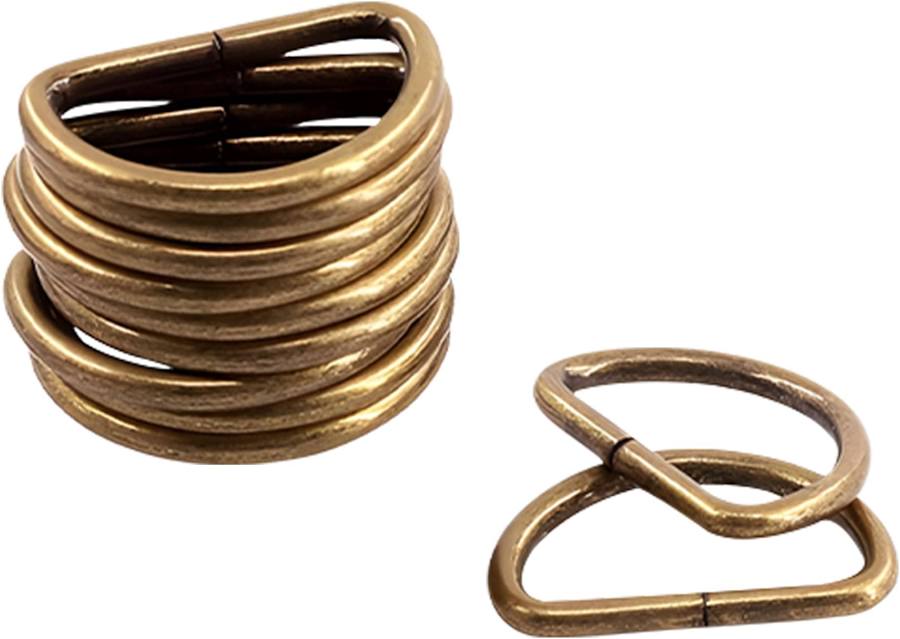 Metal D-Rings, 25mm