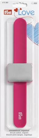 Prym Love Pink Magnetic Pin Cushion Wristband