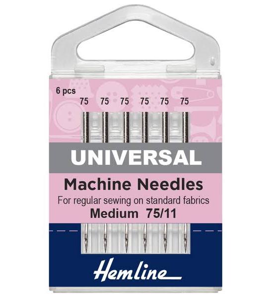 Sewing Machine Needles - Universal: Medium 75/11