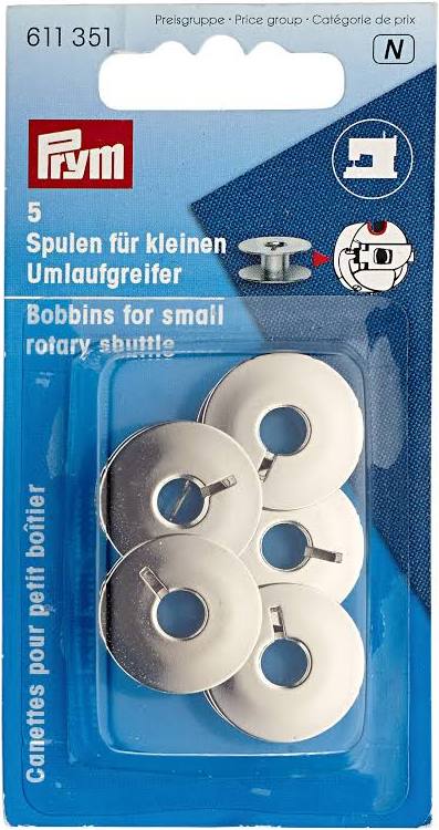 P611351  Bobbins for small rotary shuttle 21.2mm