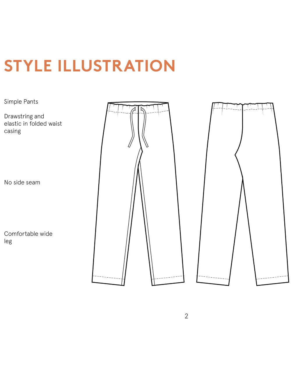 Unisex PJ Pants Pattern by Wardrobe By Me